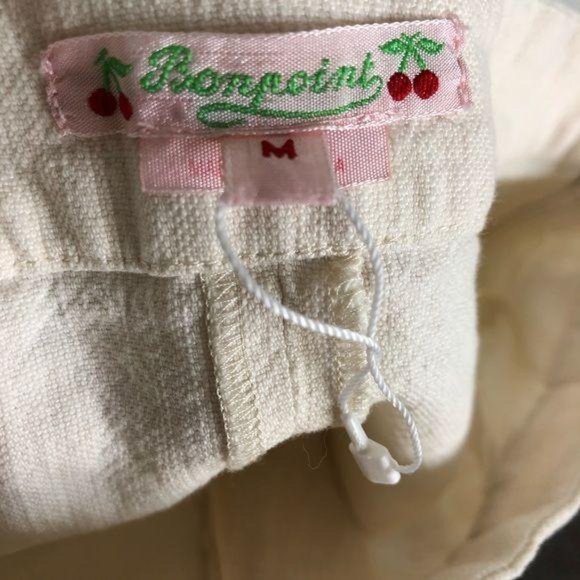 Bonpoint Spring 17 Linen Cotton Pleated Pocket Sho - Picture 6 of 7